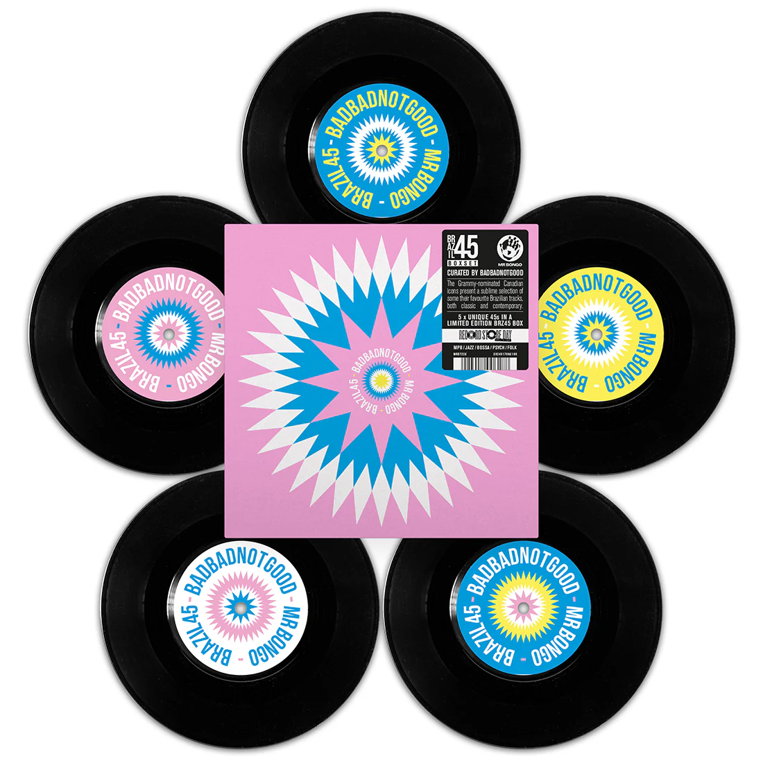 Badbadnotgood - Brazil 45 Vol. 6 (5 x 7") (RSD 2025) (New Vinyl) - Image 2