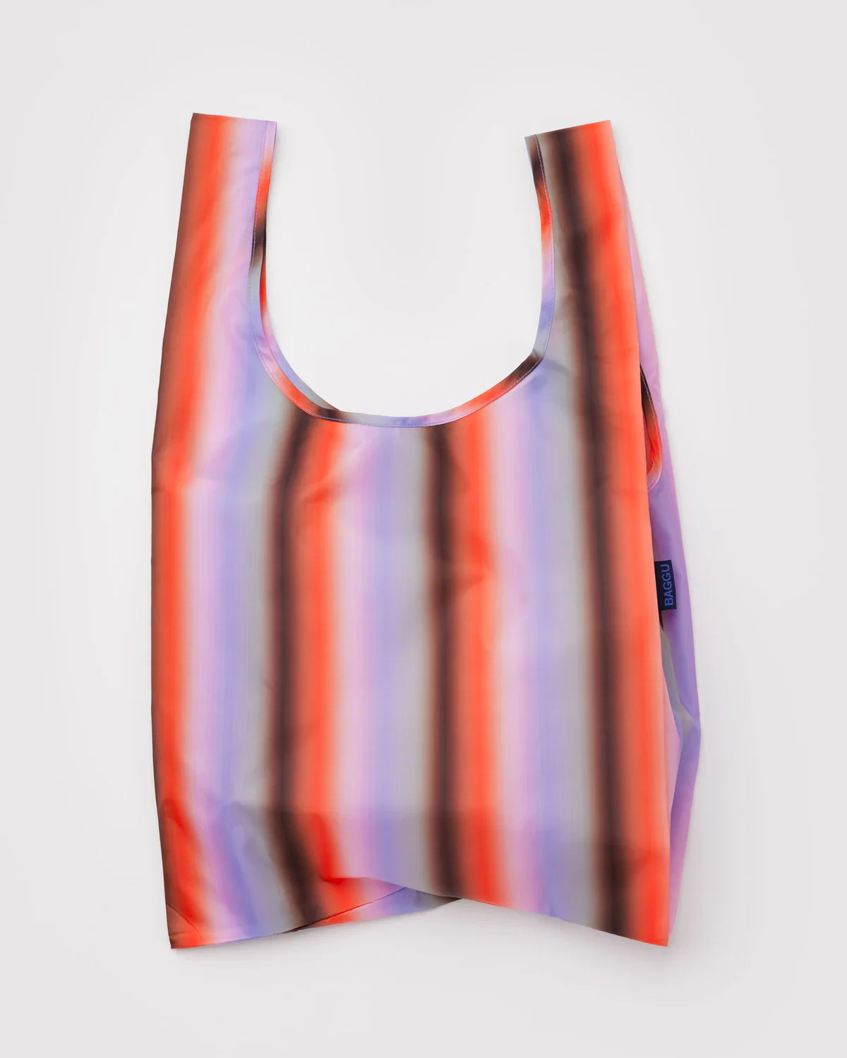 Baggu - Gradient Stripe Poppy & Lilac Standard Reusable Bag - Image 2