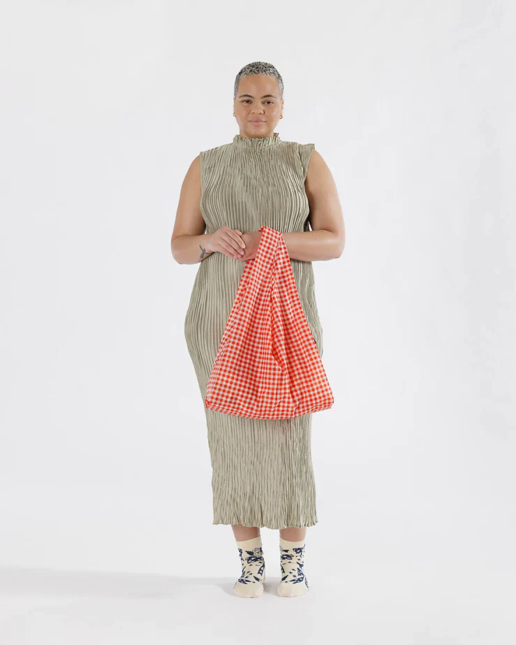 Baggu - Red Gingham Reusable Standard Bag - Image 2