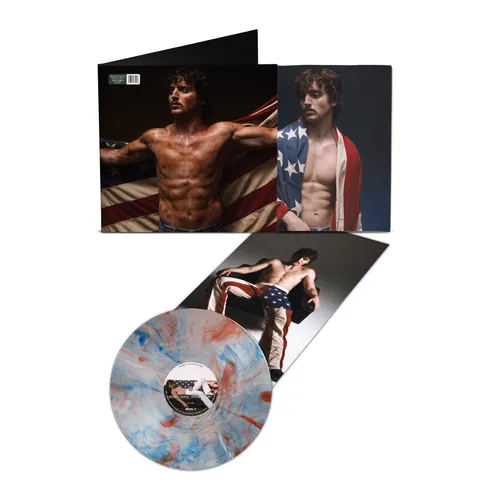 Benson Boone - American Heart (Red & White Splatter Vinyl) (New Vinyl) - Image 2