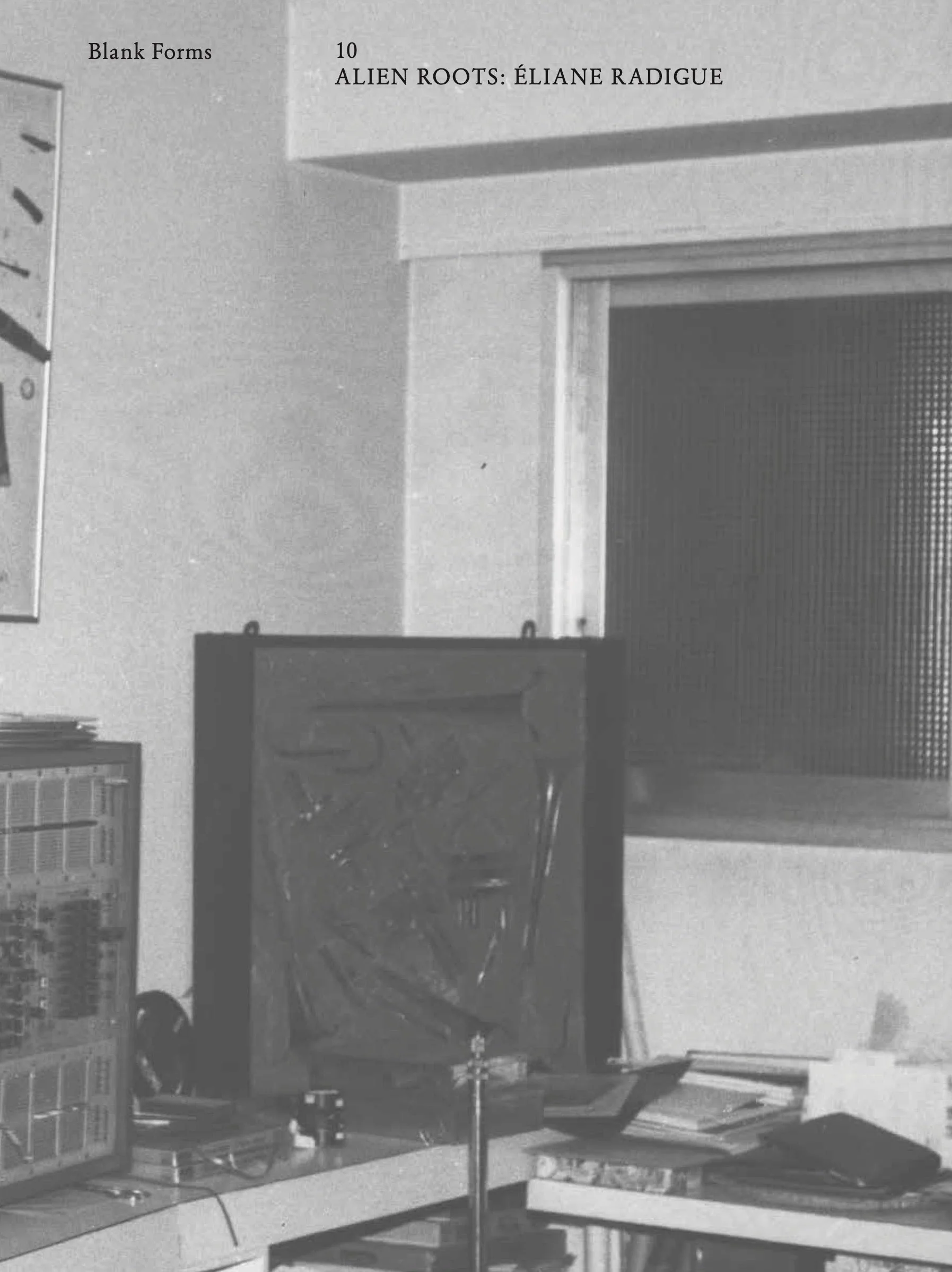Blank Forms 10: Alien Roots (Éliane Radigue) (New Book)