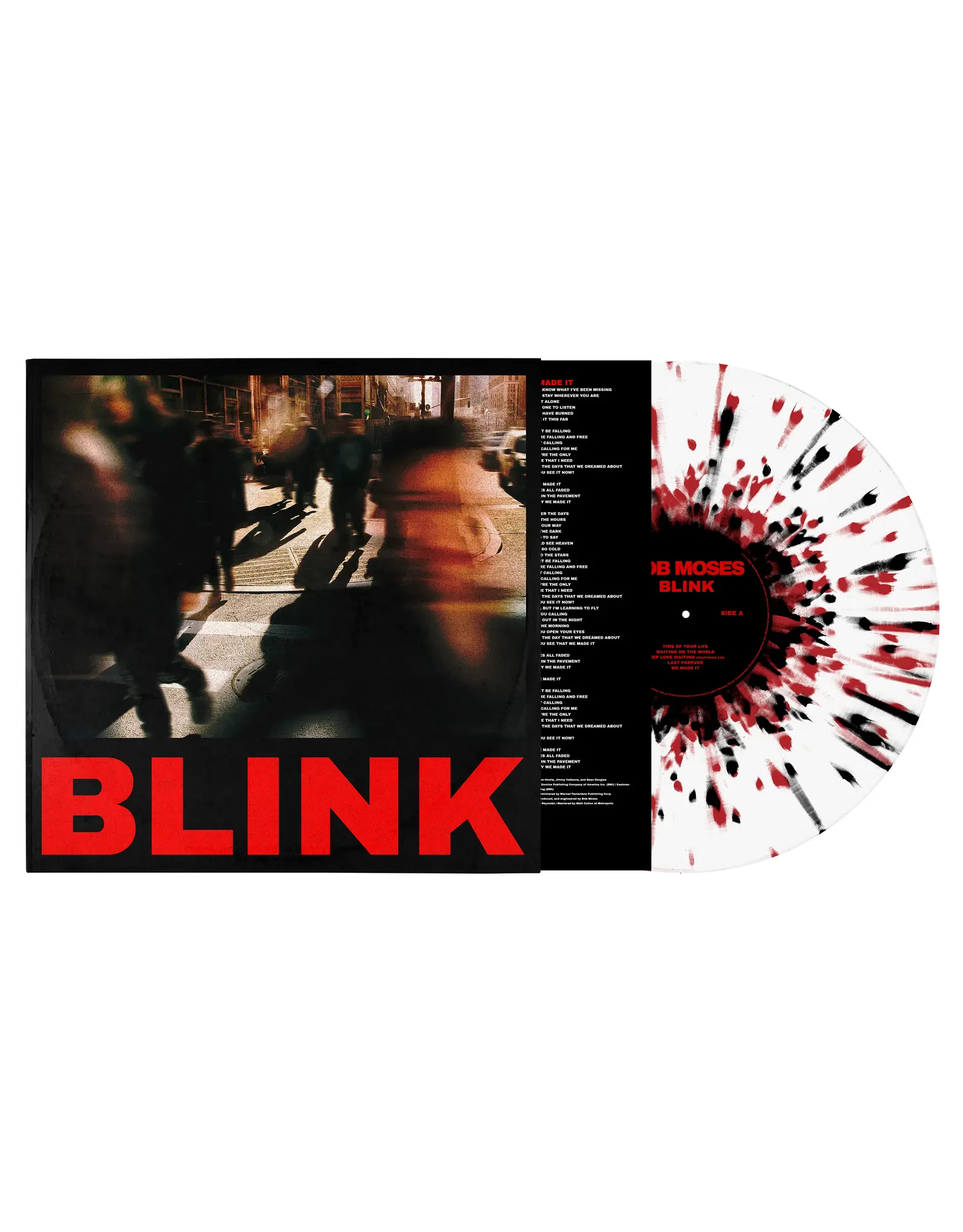 Bob Moses - Blink (Clear w/Red & Black Splatter Vinyl/Indie Exclusive) (New Vinyl) - Image 2