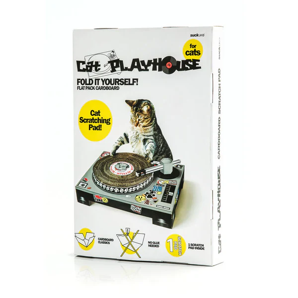 Cardboard Turntable Cat Scratch Pad