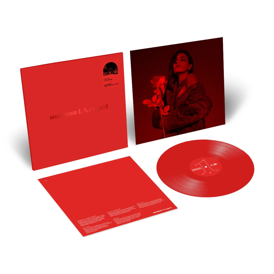 Charli XCX - Number 1 Angel (Red Vinyl) (RSD 2025) (New Vinyl) - Image 2