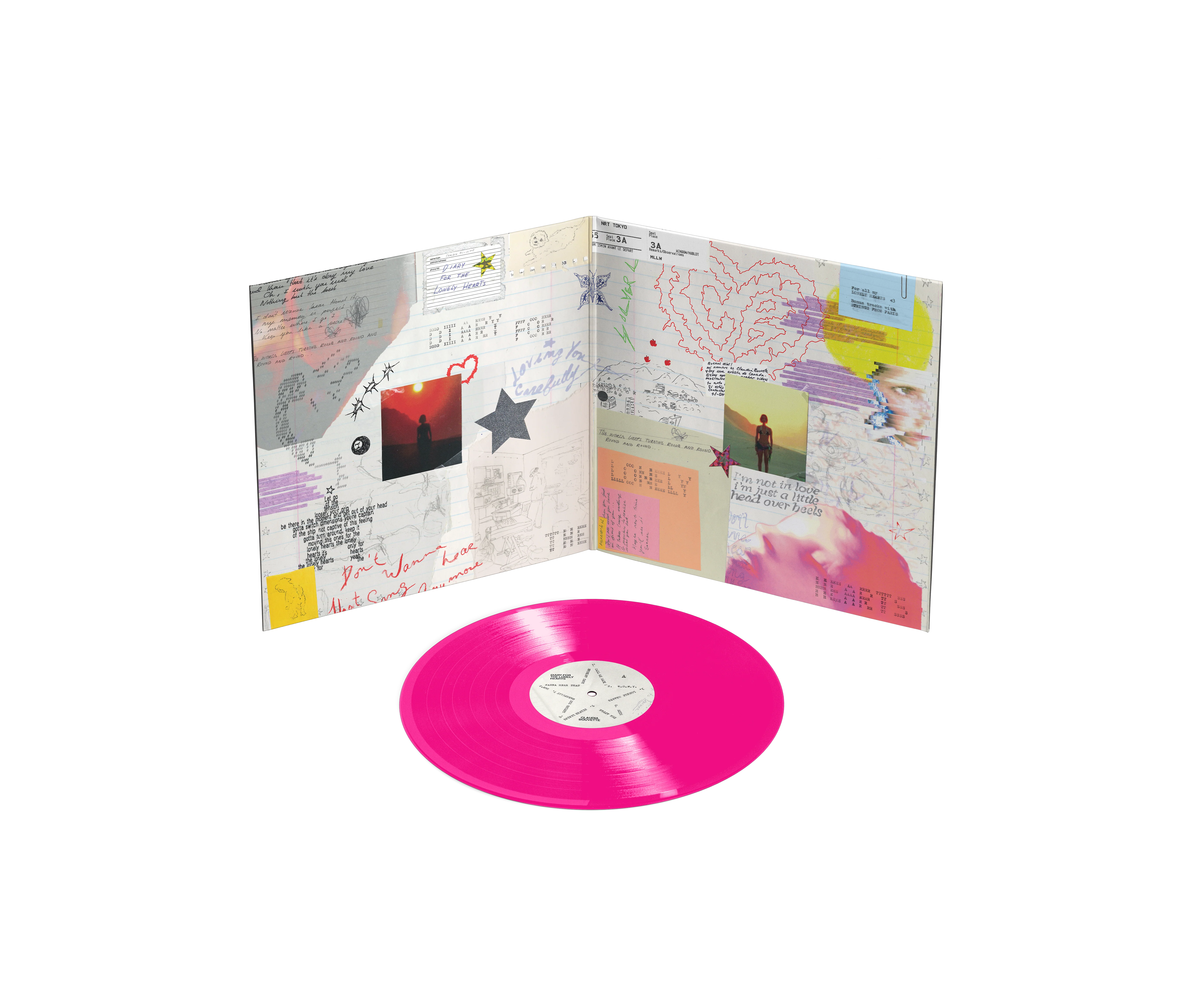 Claudia Bouvette - Diary For The Lonely Hearts (Deluxe Edition/Neon Pink Vinyl) (New Vinyl) - Image 2