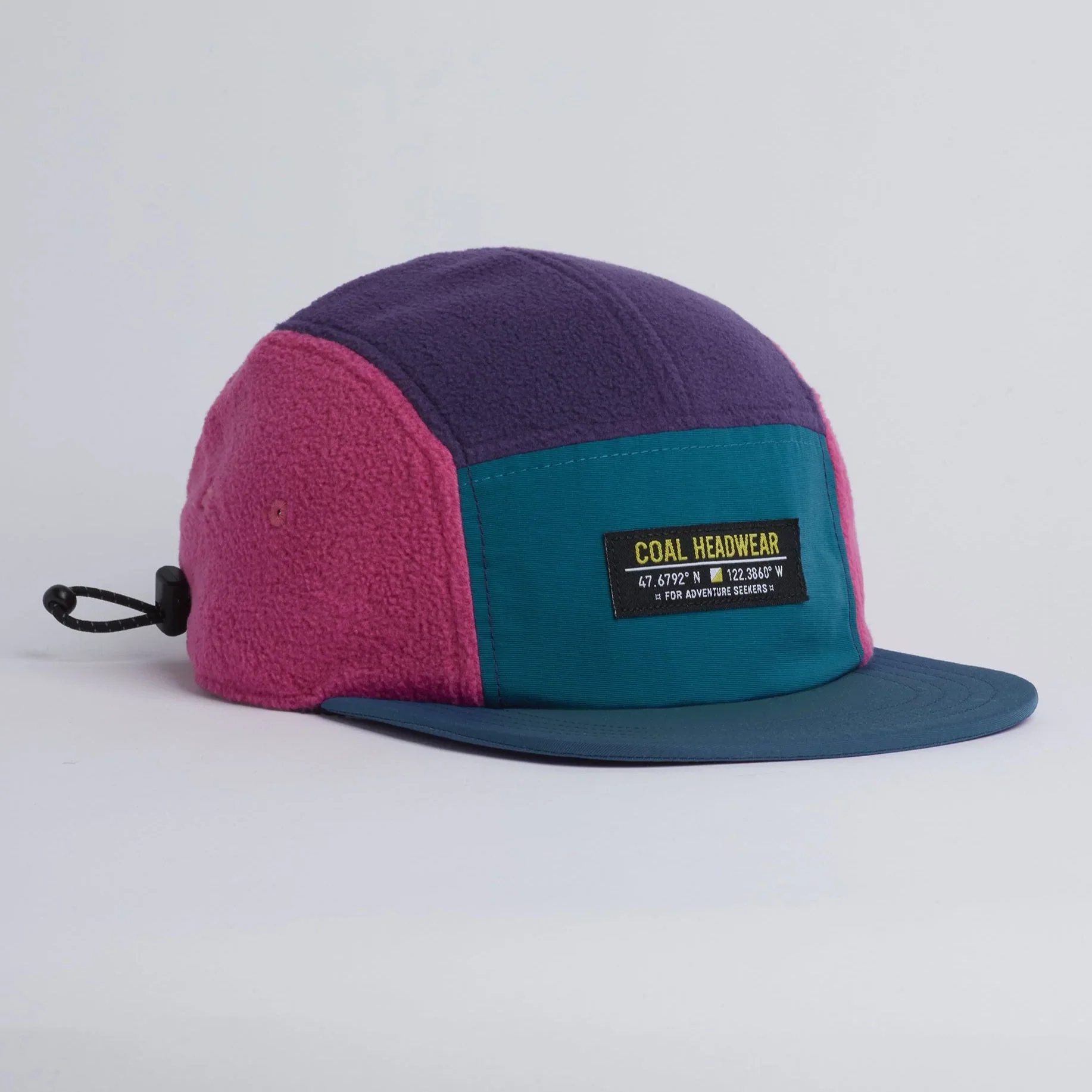 Coal - Bridger Fleece 5 Panel Hat - Image 4