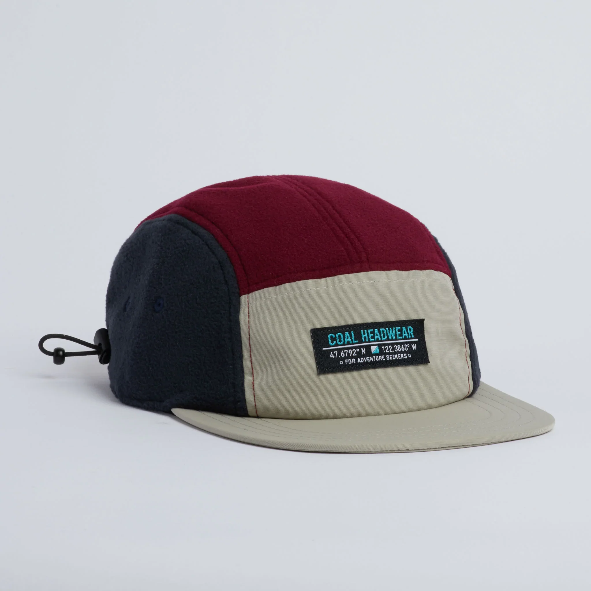 Coal - Bridger Fleece 5 Panel Hat - Image 5