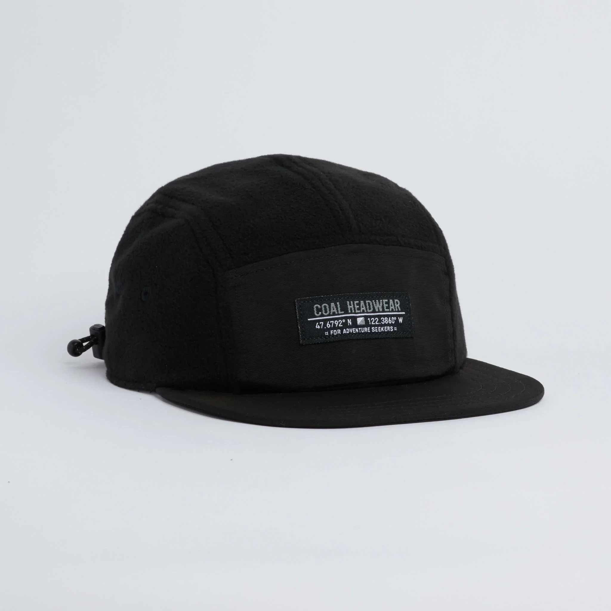 Coal - Bridger Fleece 5 Panel Hat - Image 6