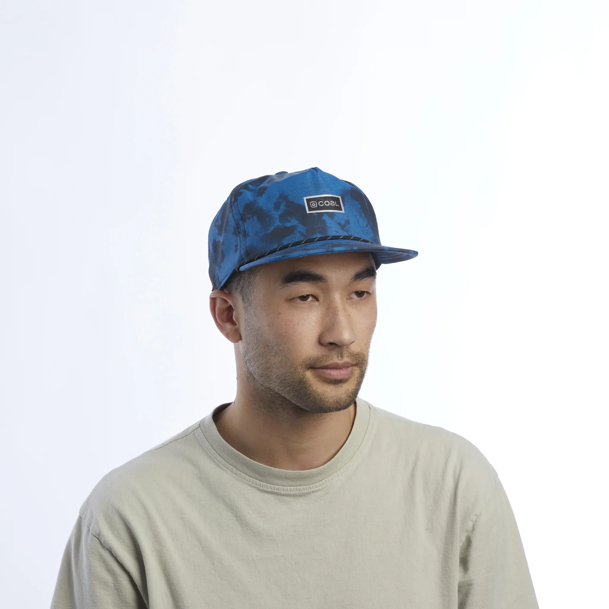 Coal - Pontoon Lightweight Cap - Blue Tie Dye - Image 2