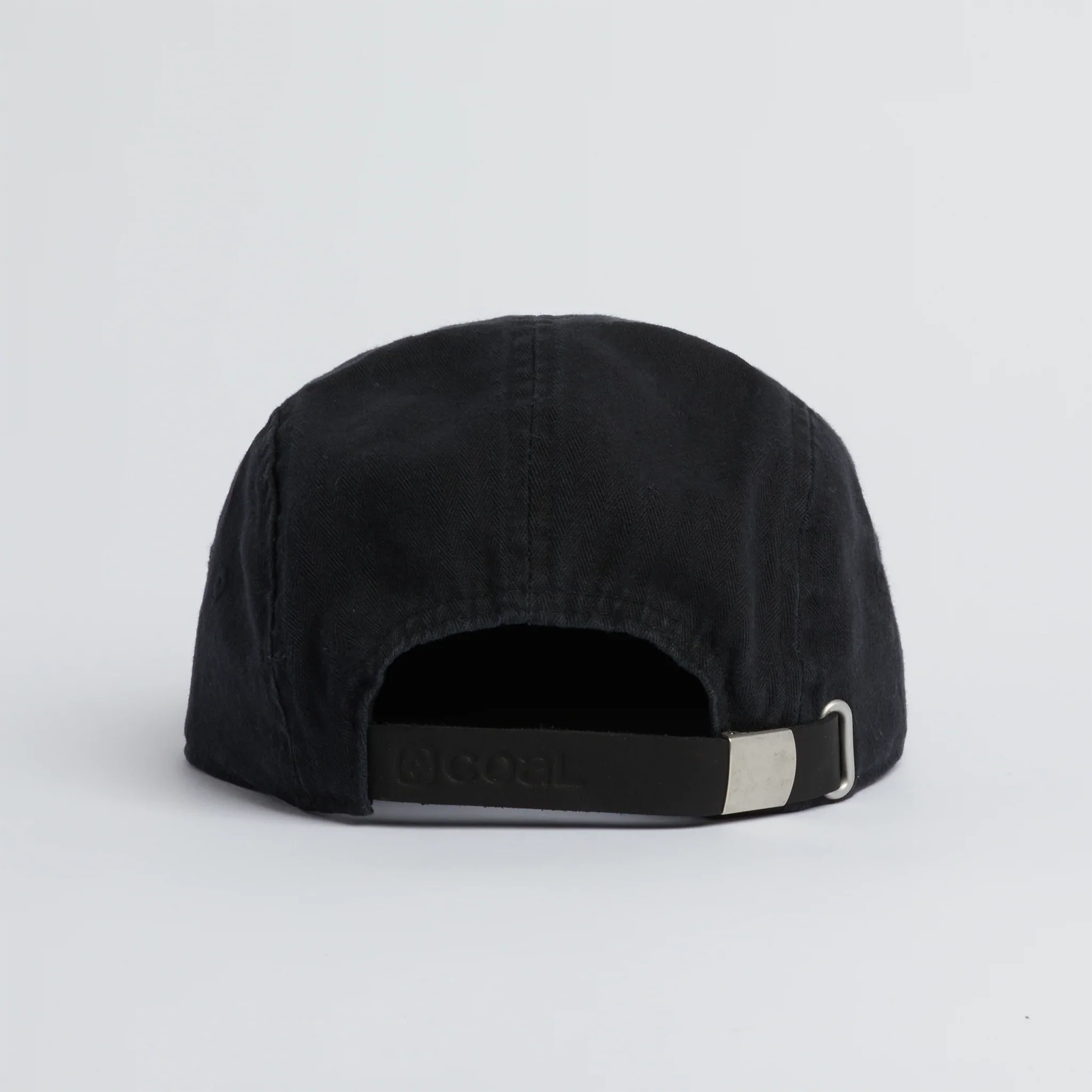 Coal - Edison Washed 5 Panel Cap - Black - Image 2
