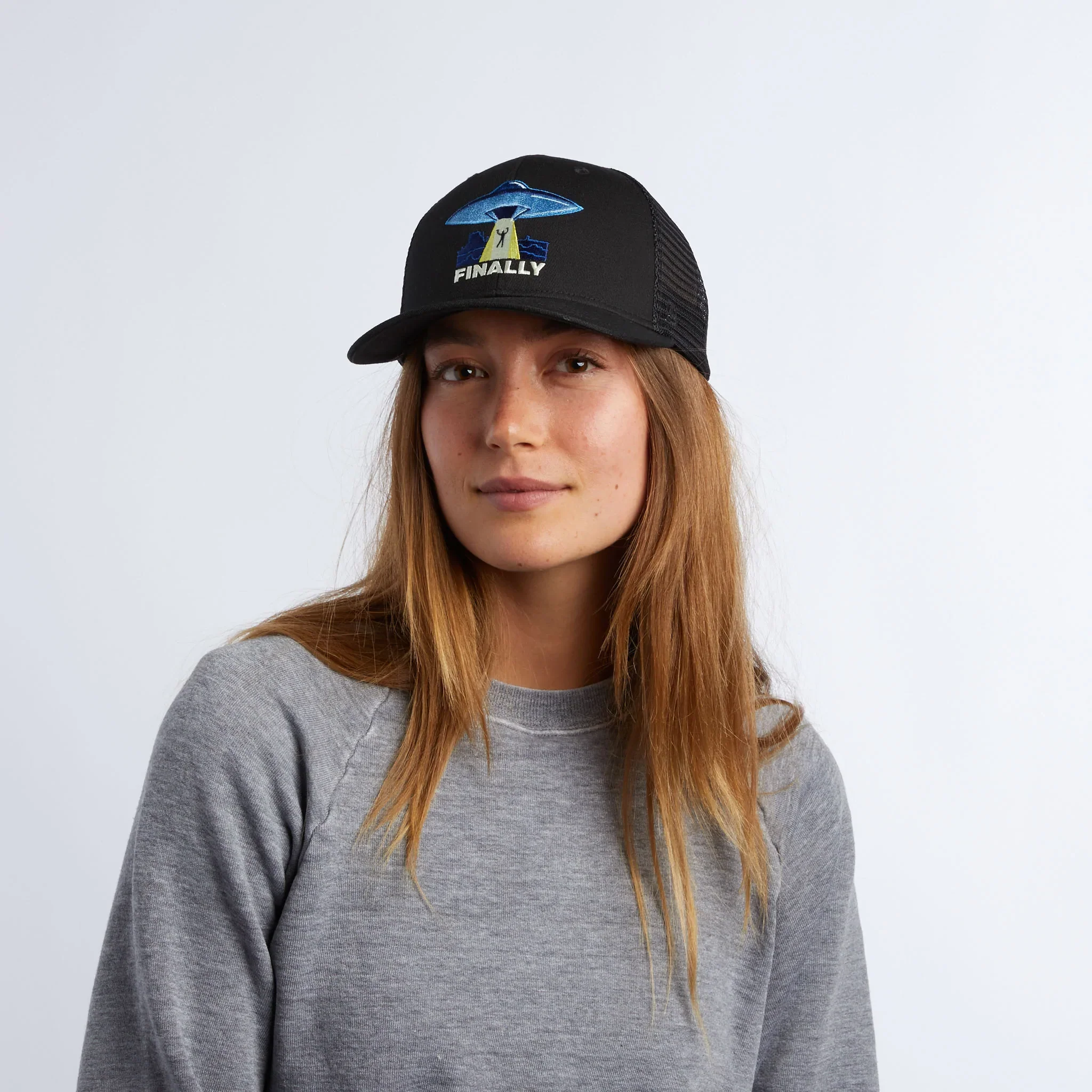 Coal - Tall Tales Low Profile Trucker Hat - Aliens - Image 2
