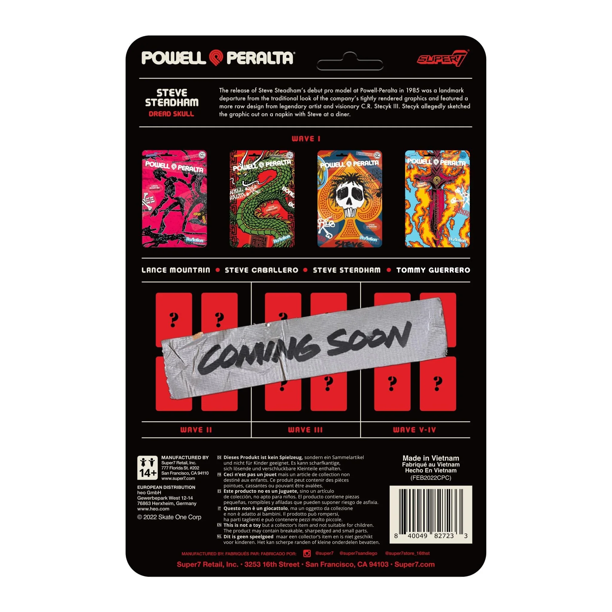 SUPER7 - Powell & Peralta ReAction Figure Wave 1 - Steve Steadham - Image 3