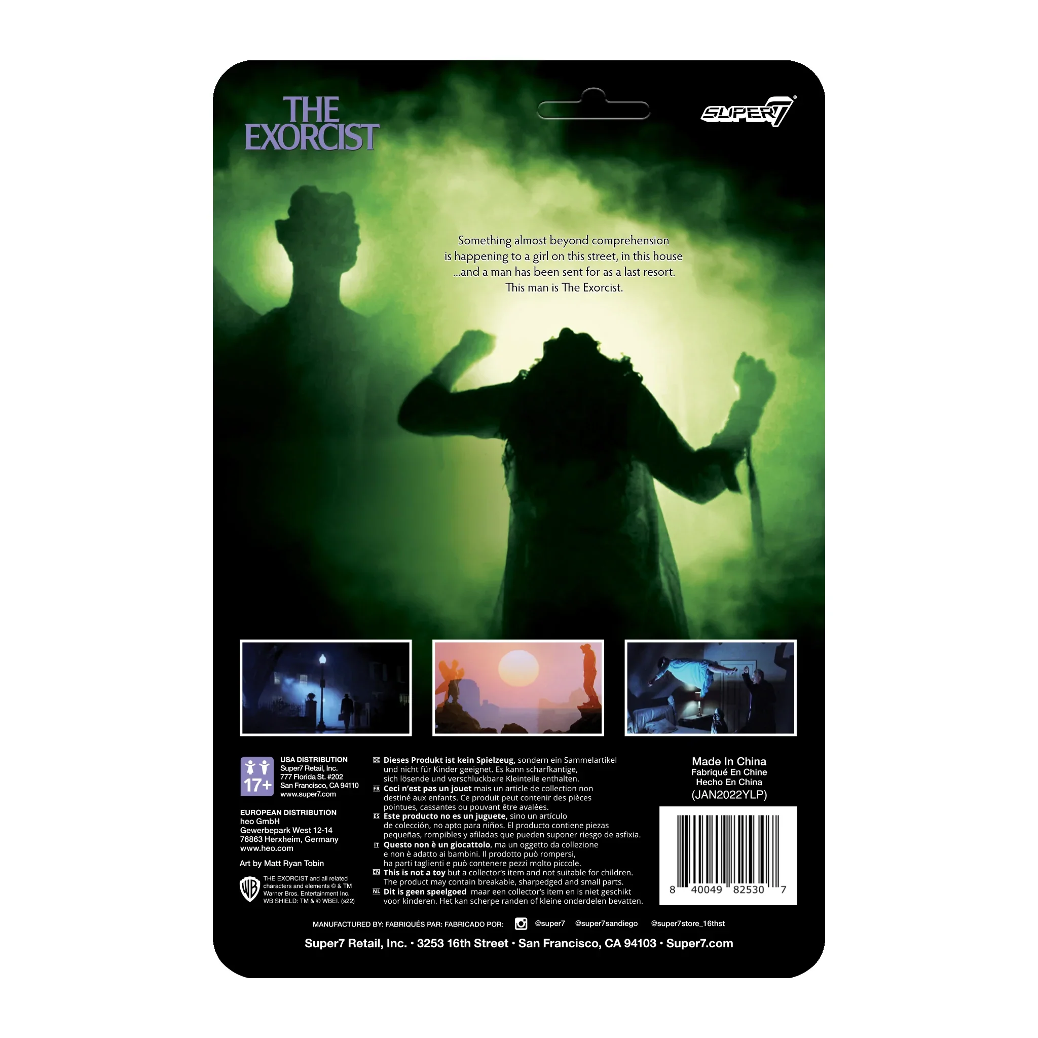 SUPER7 - The Exorcist Reaction Figure - Demented Regan MacNeil (Vomit Splatter) - Image 3