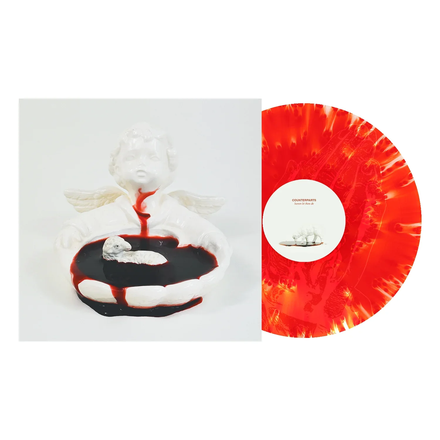 Counterparts - Heaven Let Them Die (Cloudy Blood Red Vinyl) (New Vinyl) - Image 2