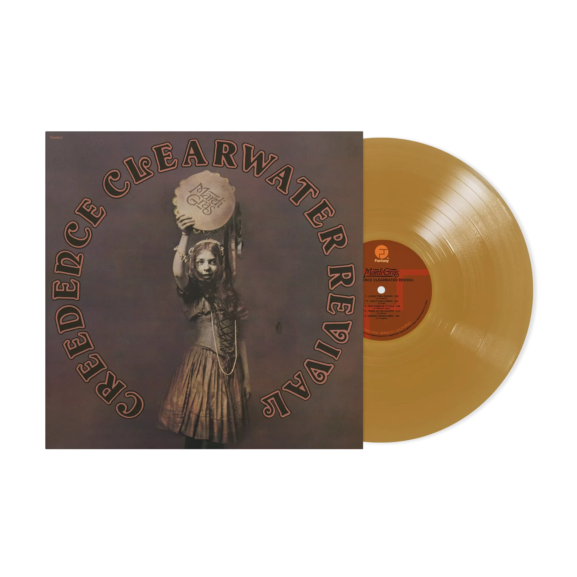 Creedence Clearwater Revival - Mardi Gras (Gold Vinyl) (New Vinyl) - Image 2