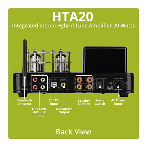 Dayton - HTA20 Integrated Stereo Hybrid Tube Amplifier 20 Watts *AVAILABLE FOR IN-STORE PICK-UP ONLY* (Electronics) - Image 3