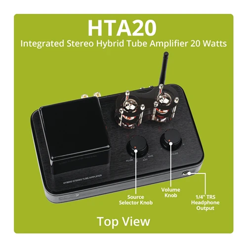 Dayton - HTA20 Integrated Stereo Hybrid Tube Amplifier 20 Watts & Dayton Bookshelf Speakers - 2 Way Speakers *AVAILABLE FOR IN-STORE PICK-UP ONLY* (Electronics) - Image 4