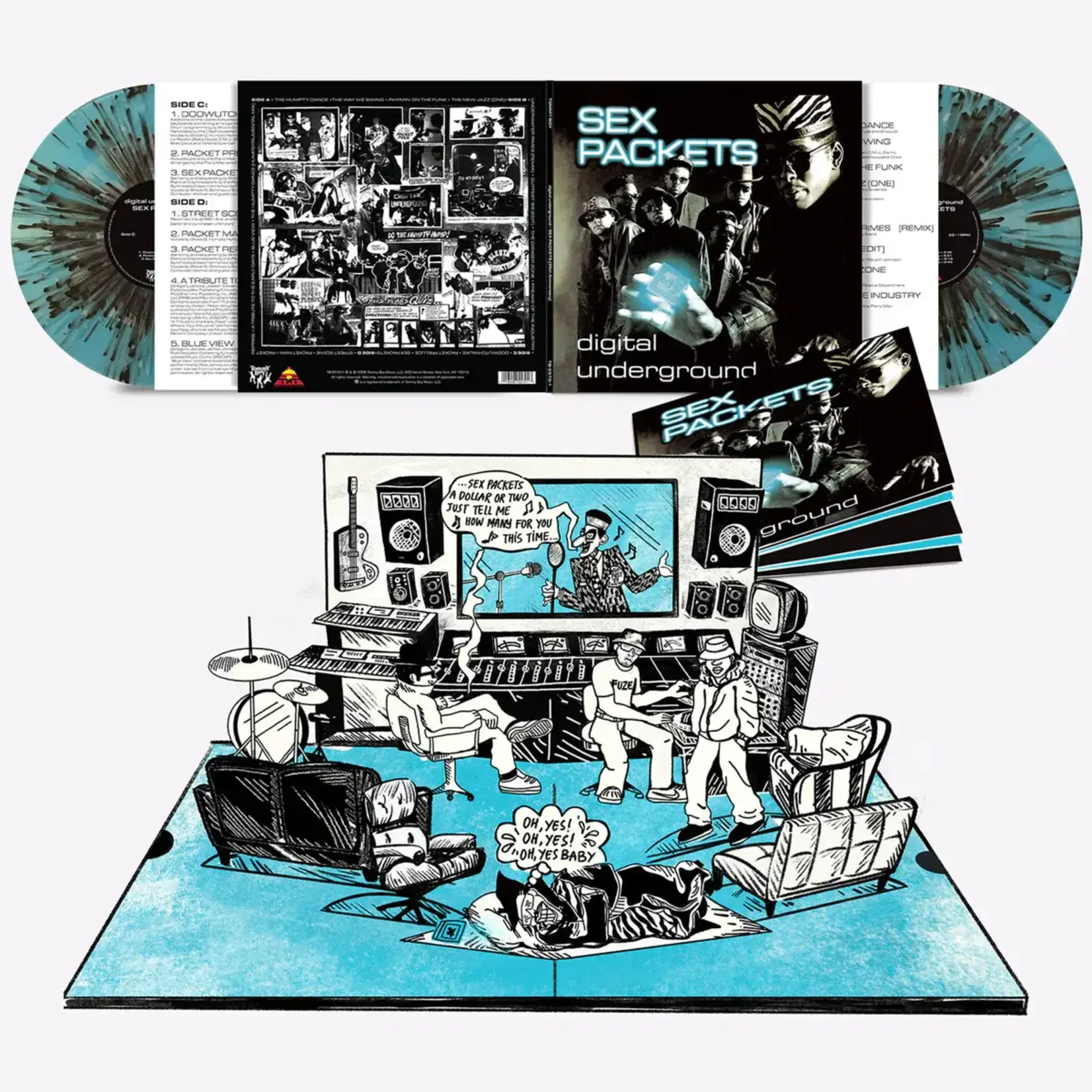 Digital Underground - Sex Packets (Digital Underground: Sex Packets (2LP 180g 35th anniversary pop-up edition/coloured) (New Vinyl) - Image 2