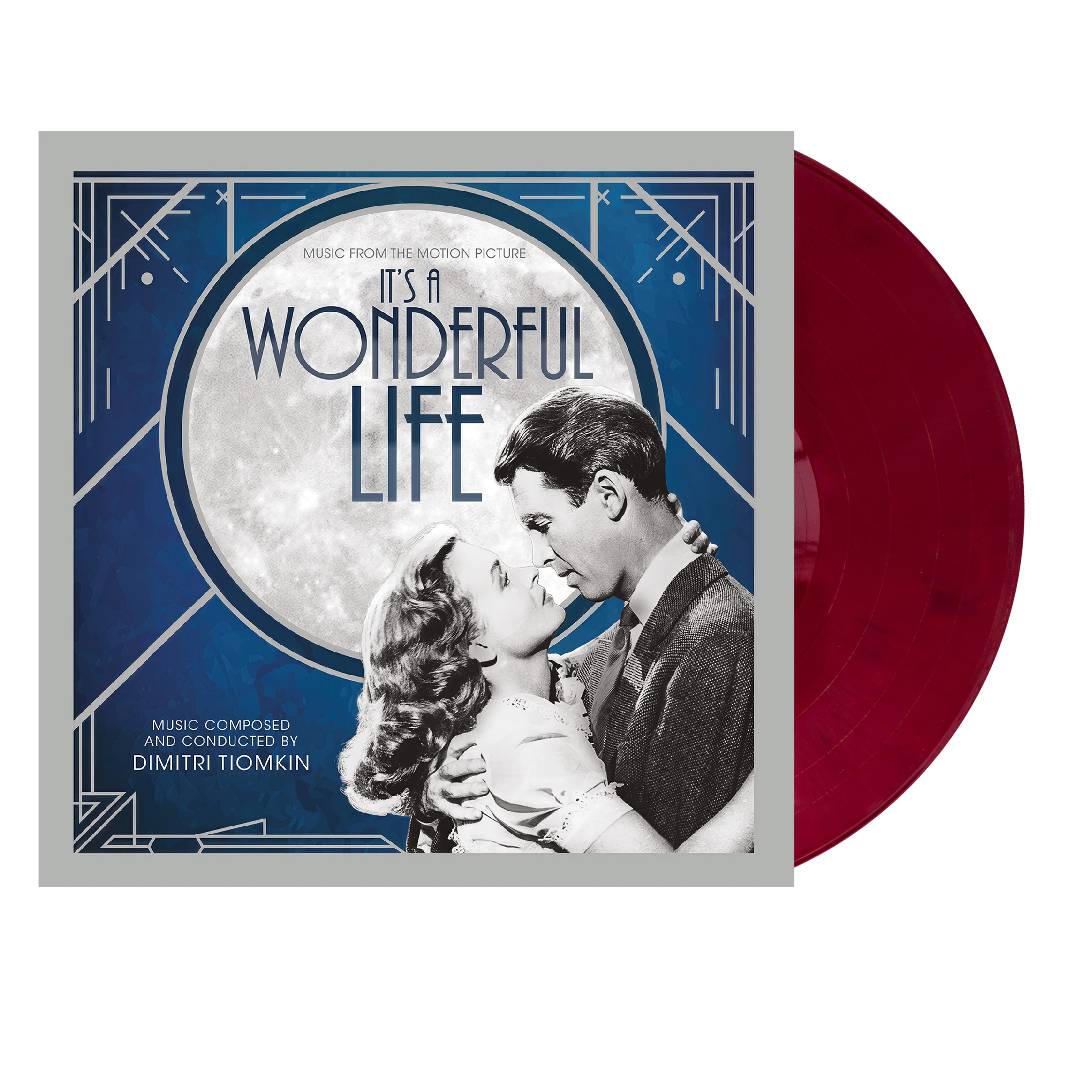 Dimitri Tiomkin - It's A Wonderful Life--Music From The Motion Picture (Burgundy "Zuzu's Petals" Vinyl) (New Vinyl) - Image 2