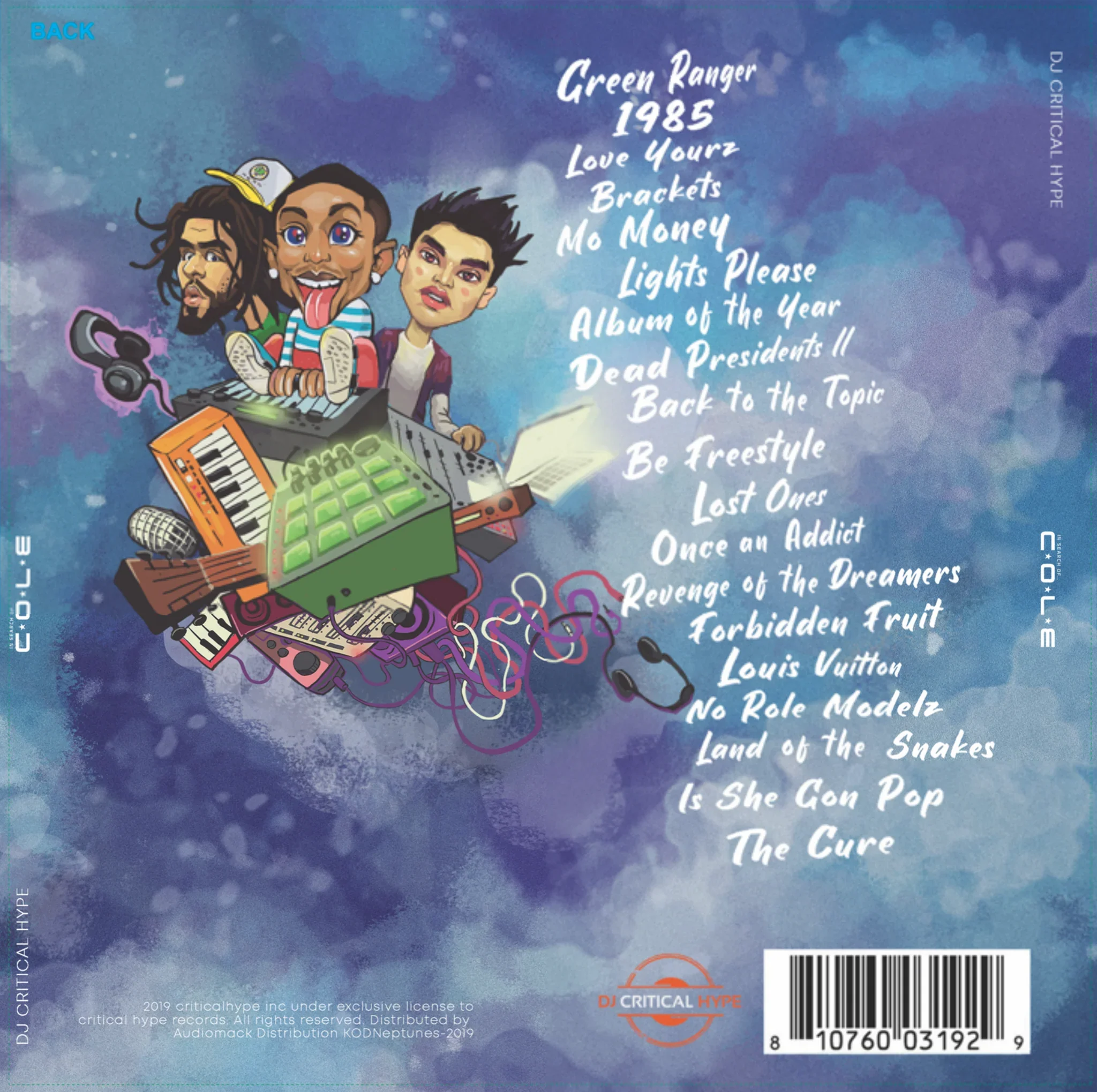 DJ Critical Hype - In Search Of... COLE (Maroon Colour) (New Vinyl) - Image 2