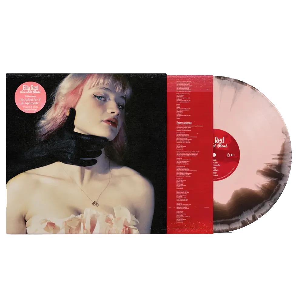Ella Red - It's Not Real (Pink & Black Coloured Vinyl) (New Vinyl) - Image 2