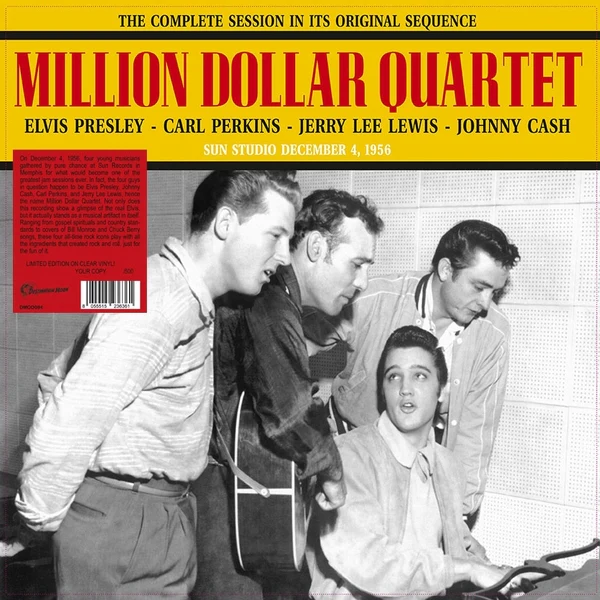 Elvis Presley, Carl Perkins, Jerry Lee Lewis & Johnny Cash - Million Dollar Quartet: Sun Studio December 4, 1956 (Clear Vinyl) (New Vinyl)