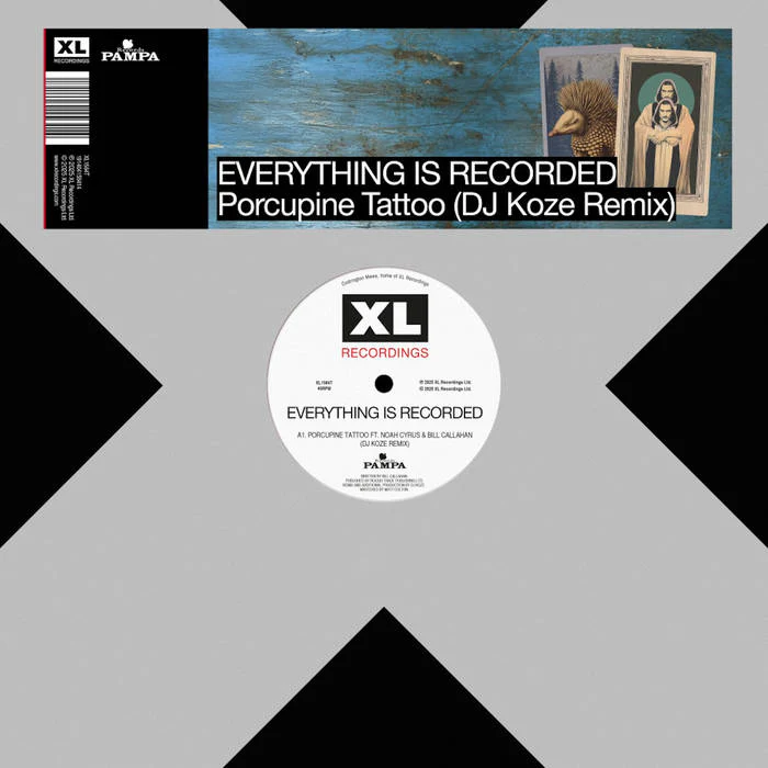 Everything Is Recorded & DJ Koze Feat. Noah Cyrus And Bill Callahan - Porcupine Tattoo (DJ Koze Remix) (12") (New Vinyl)