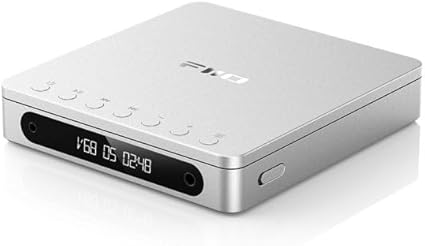 FiiO DM13 Multifunctional Portable Stereo CD Player with Long-Lasting Battery, Supports USB Ripping, Optical/coaxial/3.5mm/4.4mm outputs (Silver) - Image 2