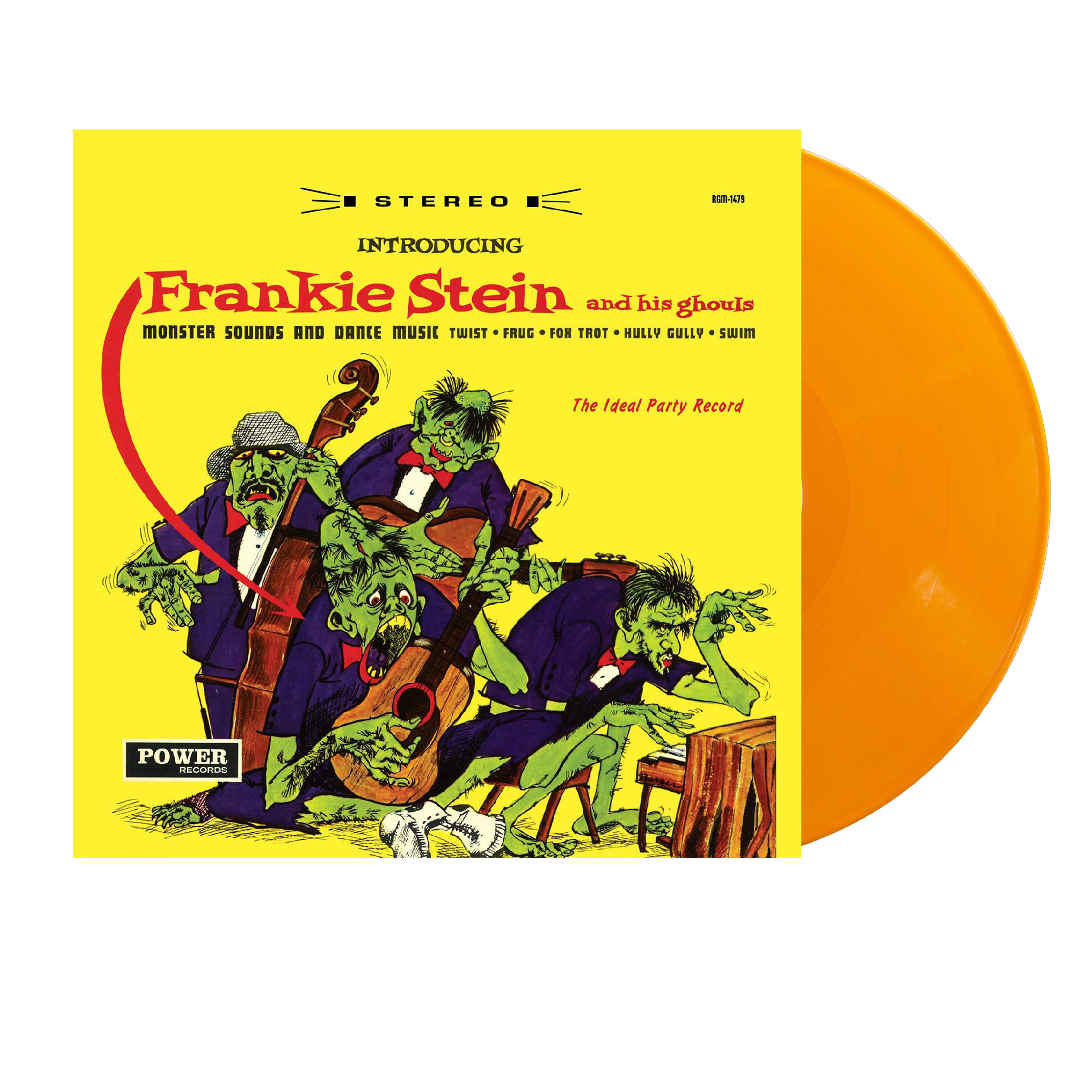 Frankie Stein And His Ghouls - Introducing Frankie Stein And His Ghouls (Opaque Orange Pumpkin Vinyl) (New Vinyl) - Image 2