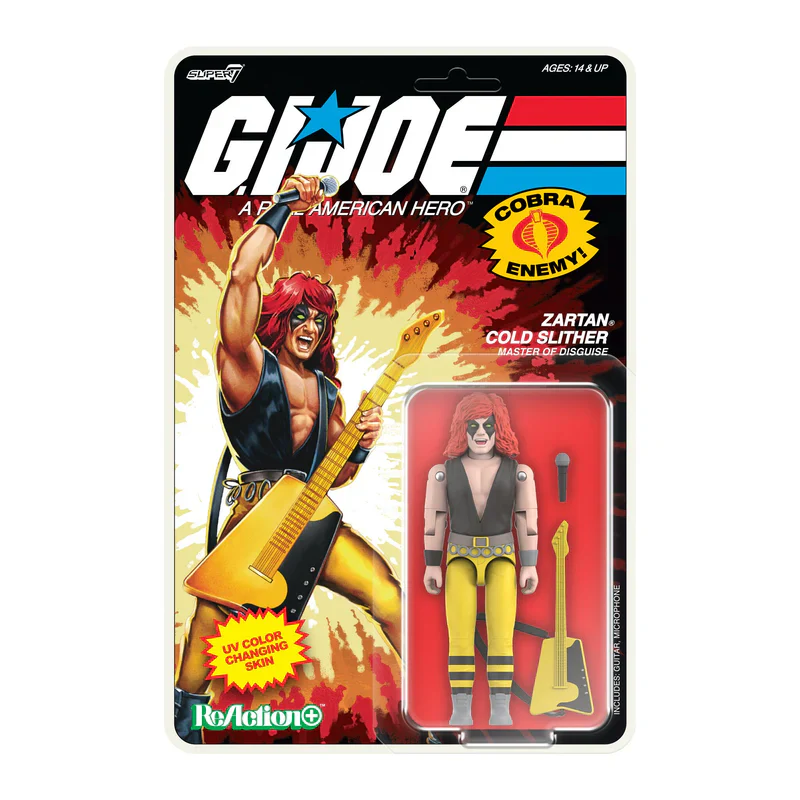 G.I. Joe ReAction+ Wave 03 (Cartoon) Zartan Cold Slither (Cartoon)