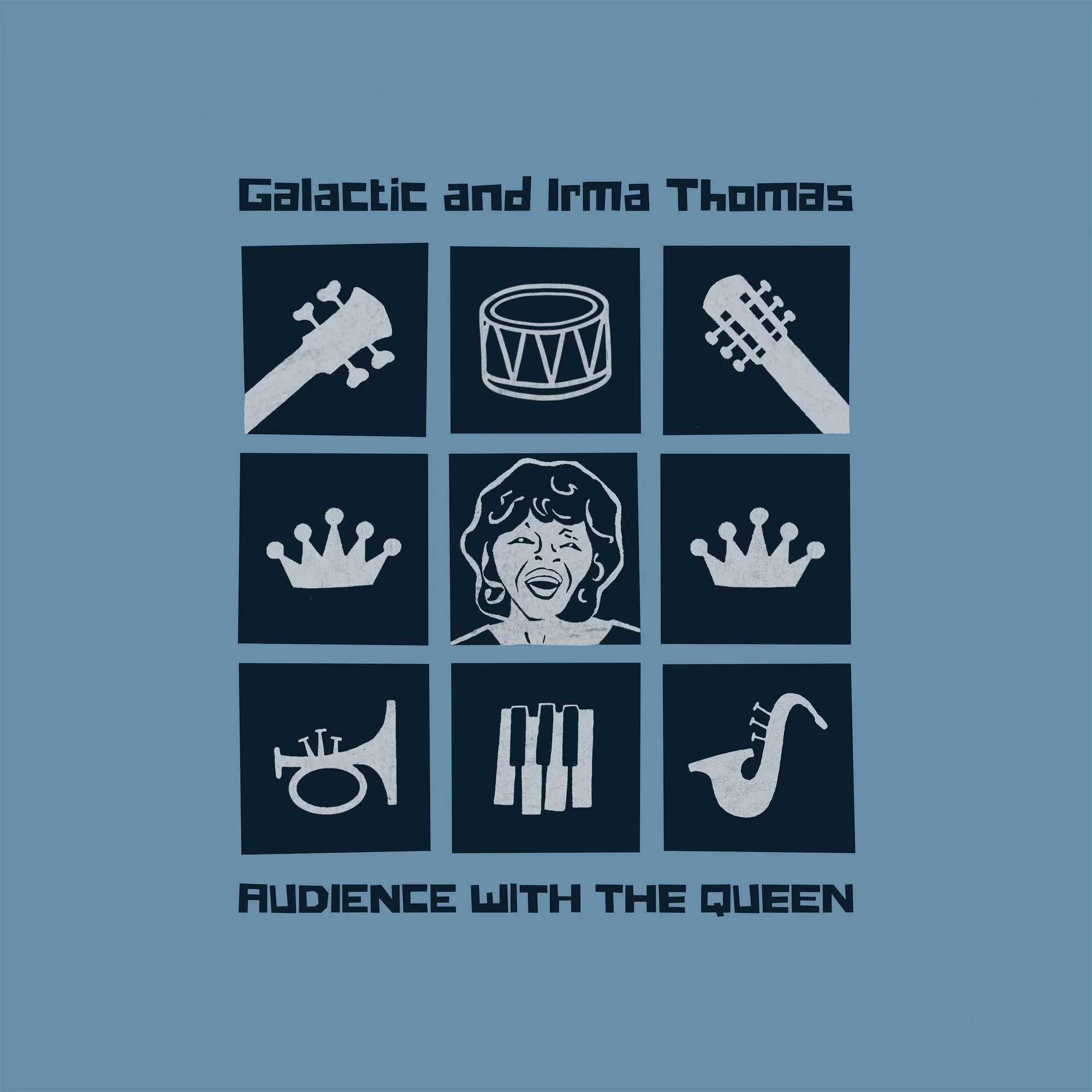 Galactic And Irma Thomas - Audience With The Queen (Clear w/ White Smoke Vinyl) (New Vinyl)