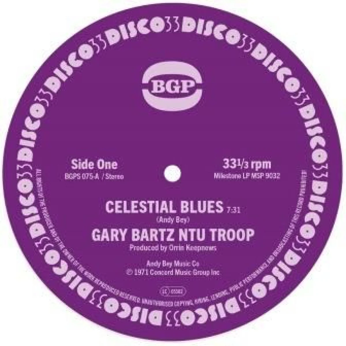 Gary Bartz - Celestial Blues / Gentle Smile 7" (New Vinyl)