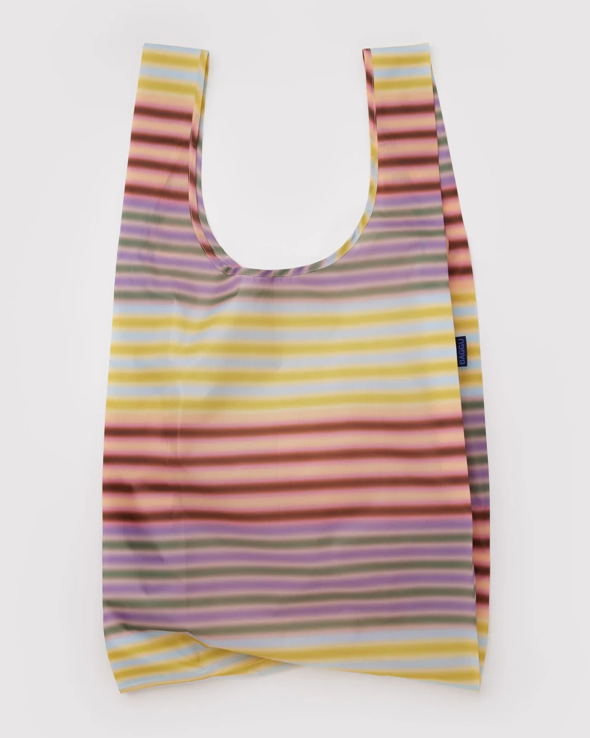 Gradient Stripe Multi - Big Baggu Reusable Bag