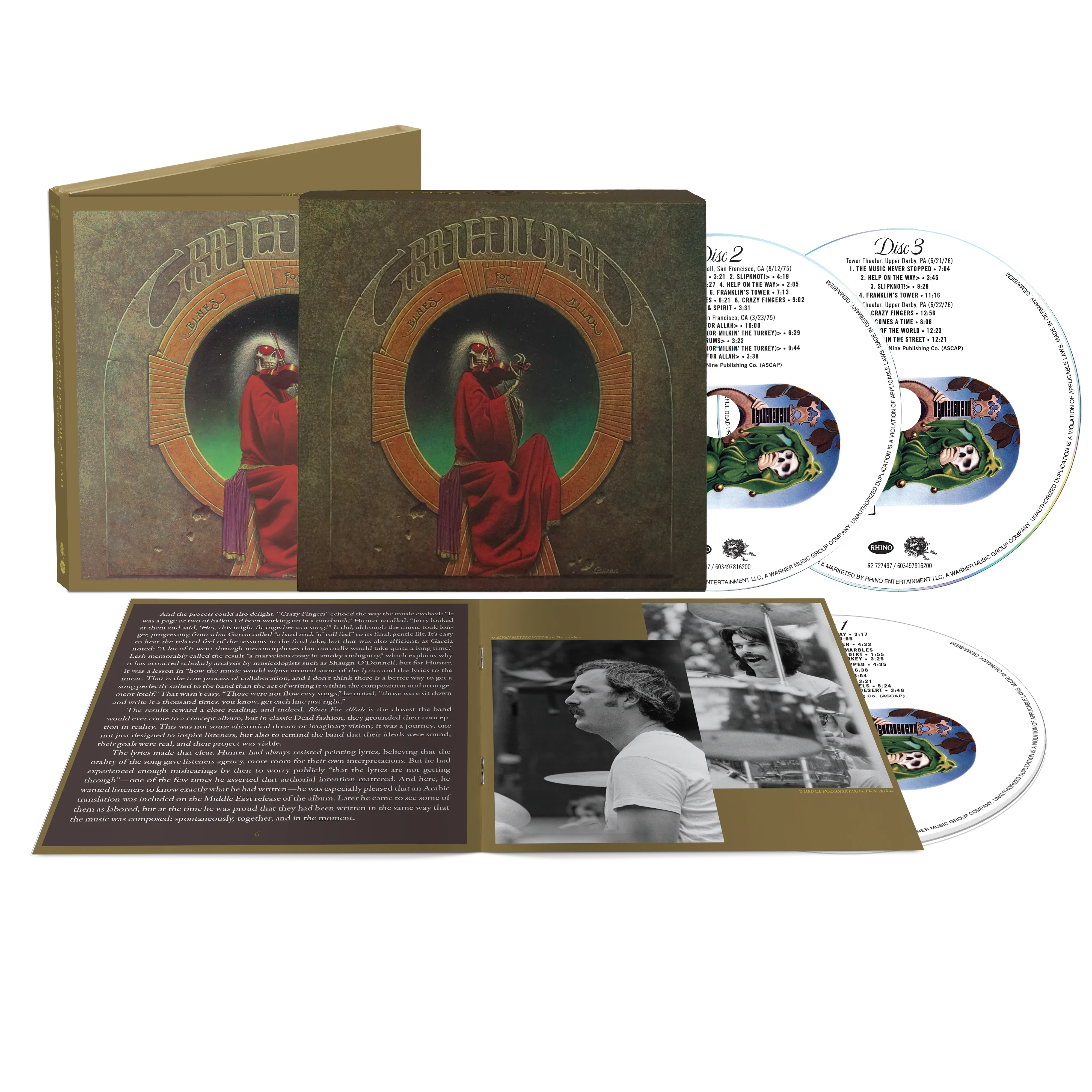 Grateful Dead - Blues For Allah (50th Anniversary Remaster) (3CD) (New CD) - Image 2
