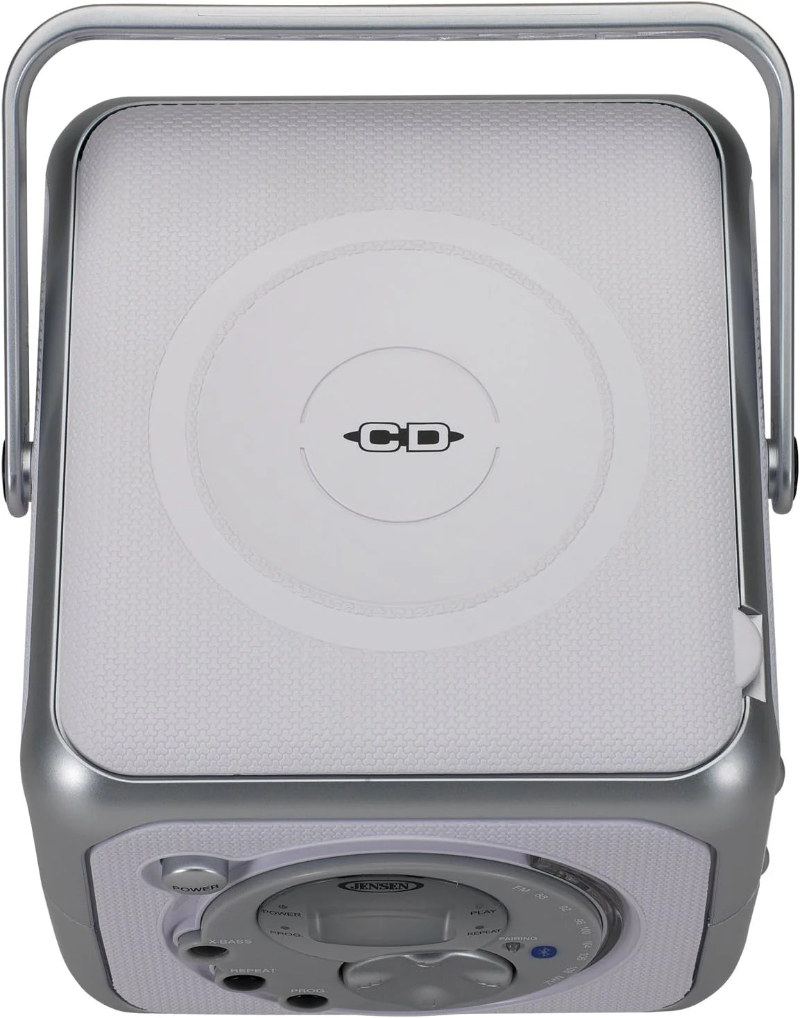 Jensen CD-555 Portable Bluetooth Stereo CD Player & FM Radio (white) (Electronics) ***AVAILABLE AS IN-STORE PICKUP ONLY*** (Copy) - Image 4