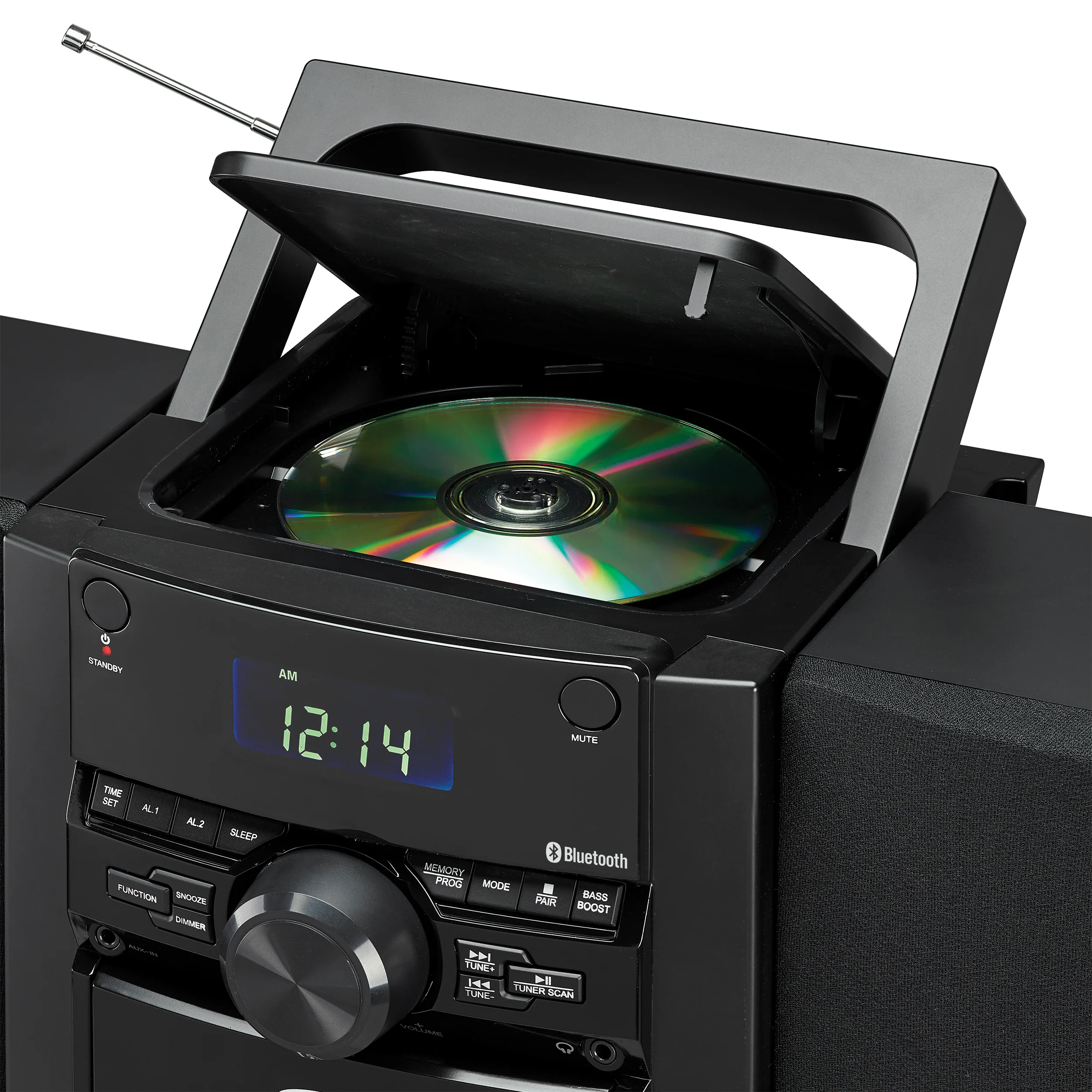 Jensen CD-785B Portable Stereo Bluetooth CD Music System with Cassette and Digital AM/FM Radio (Black) (Electronics) ***AVAILABLE AS IN-STORE PICKUP ONLY*** - Image 2