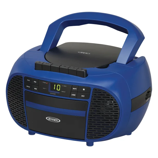 Jensen CD550B Boombox CD Cassette Recorder AM/FM Stereo Radio (Black) (Electronics) ***AVAILABLE AS IN-STORE PICKUP ONLY*** - Image 6