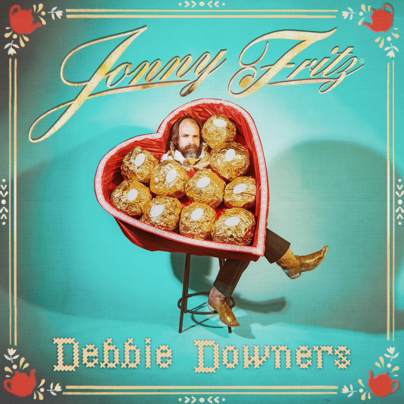 Jonny Fritz - Debbie Downers (Transparent Candy Apple Red Vinyl) (New Vinyl)