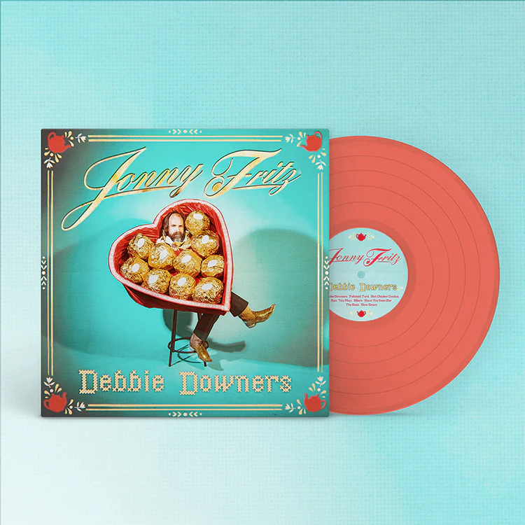 Jonny Fritz - Debbie Downers (Transparent Candy Apple Red Vinyl) (New Vinyl) - Image 2