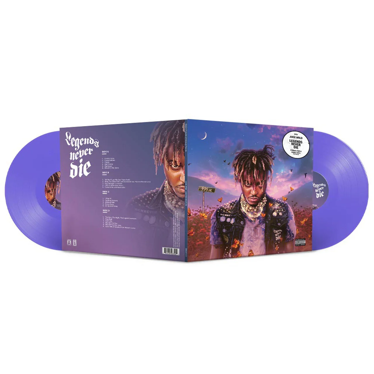 Juice Wrld - Legends Never Die (5th Anniversary) (2LP Purple Vinyl) (New Vinyl) - Image 2