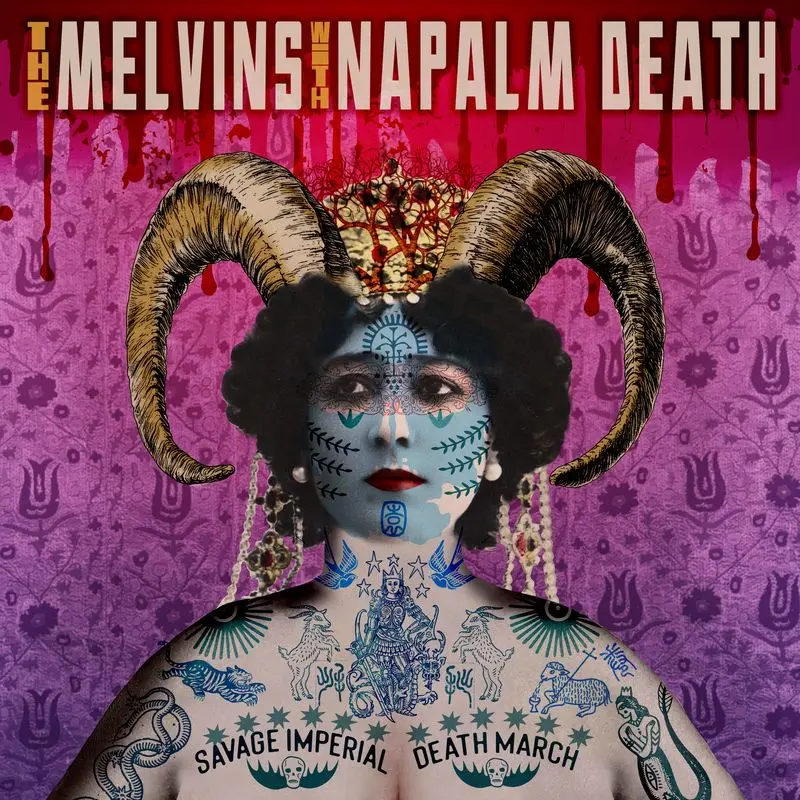 Melvins with Napalm Death - Savage Imperial Death March (Black Vinyl) (New Vinyl)