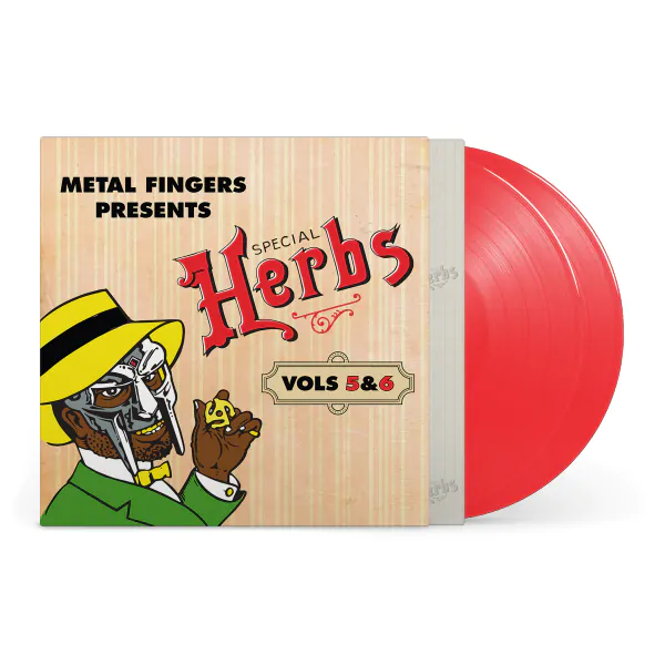 MF Doom - Metal Fingers Presents: Special Herbs Vol. 5 & 6 (2LP Apple Red Vinyl) (New Vinyl) - Image 2