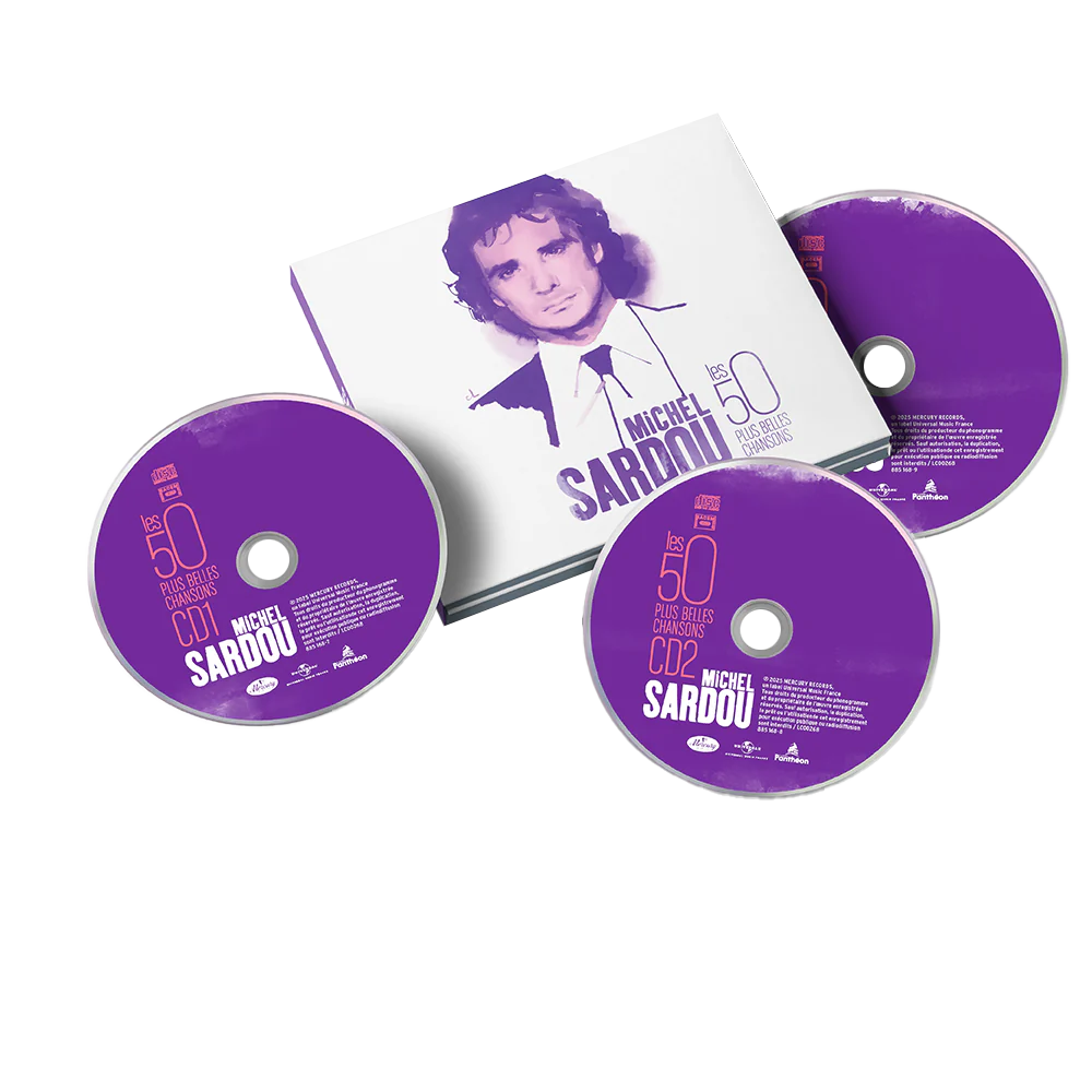 Michel Sardou - Les 50 Plus Belles Chansons (3CD) (New CD) - Image 2