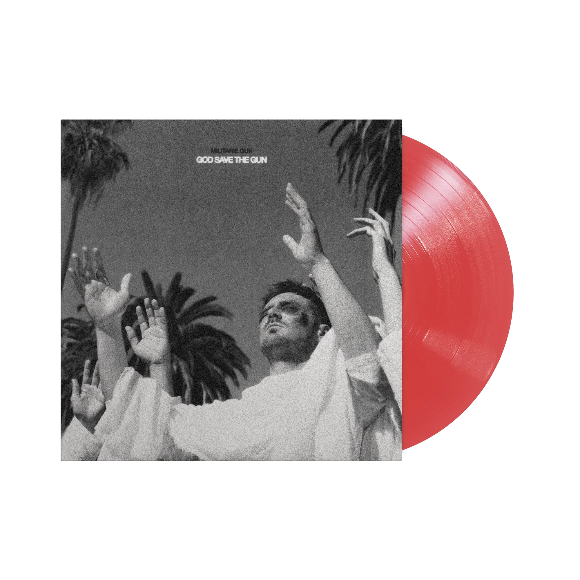 Militarie Gun - God Save The Gun (Indie Exclusive Transclucent Red Vinyl) (New Vinyl) - Image 2