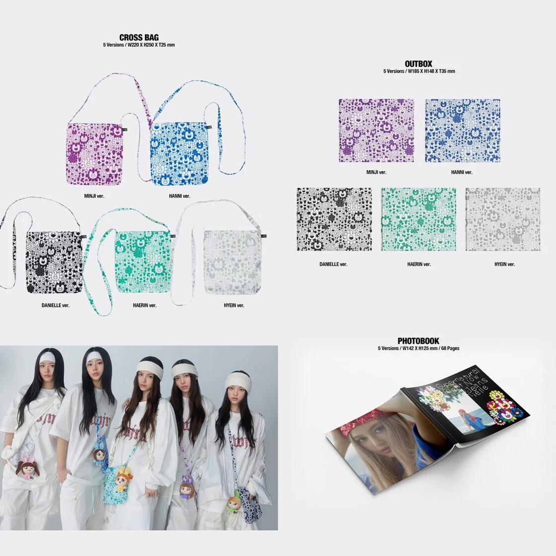 NewJeans - Supernatural: NJ x Murakami (Cross Bag Ver.) (New CD) - Image 2