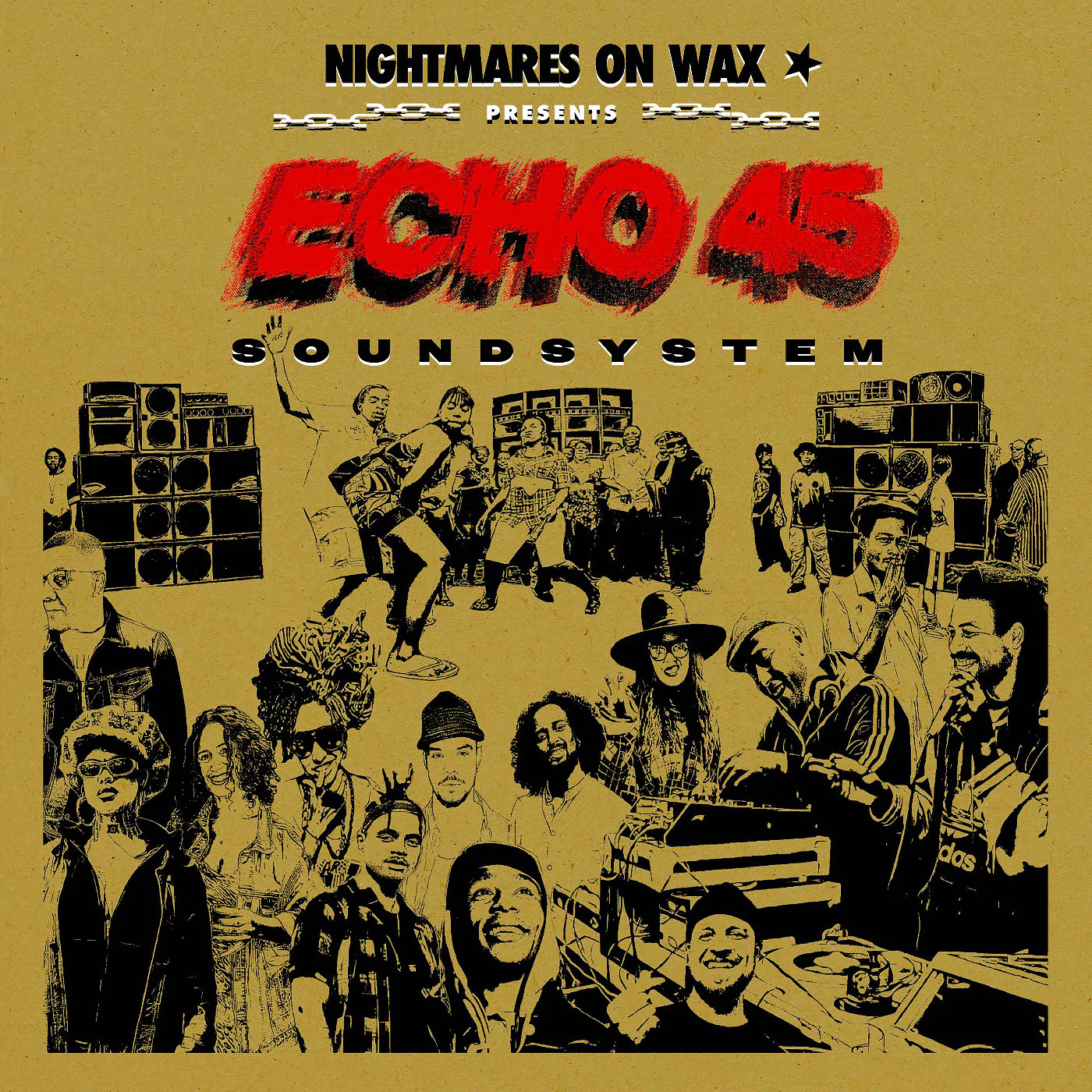 Nightmares On Wax - Echo 45 Sound System (Gold Vinyl) (New Vinyl)