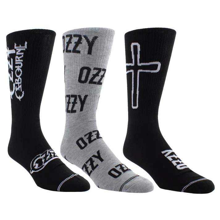 Ozzy Osbourne Guitar Tin 3-Pack Socks - Image 2