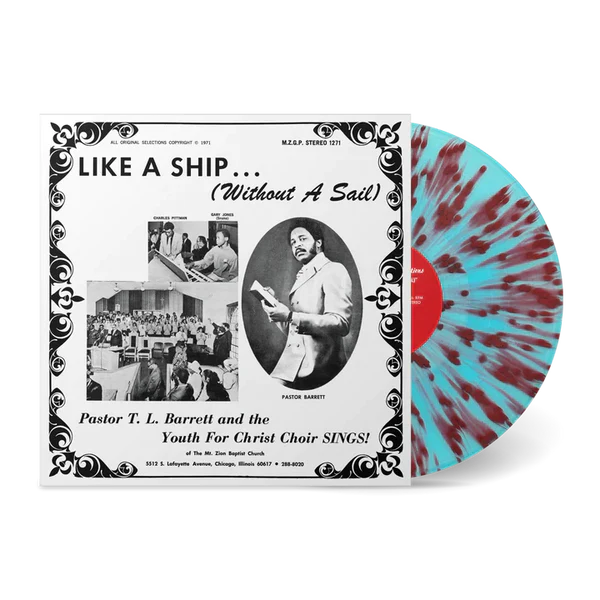 Pastor T.L. Barrett & The Youth For Christ Choir - Like A Ship (Without A Sail) (Joyful Medley Splatter Vinyl) (New Vinyl) - Image 2