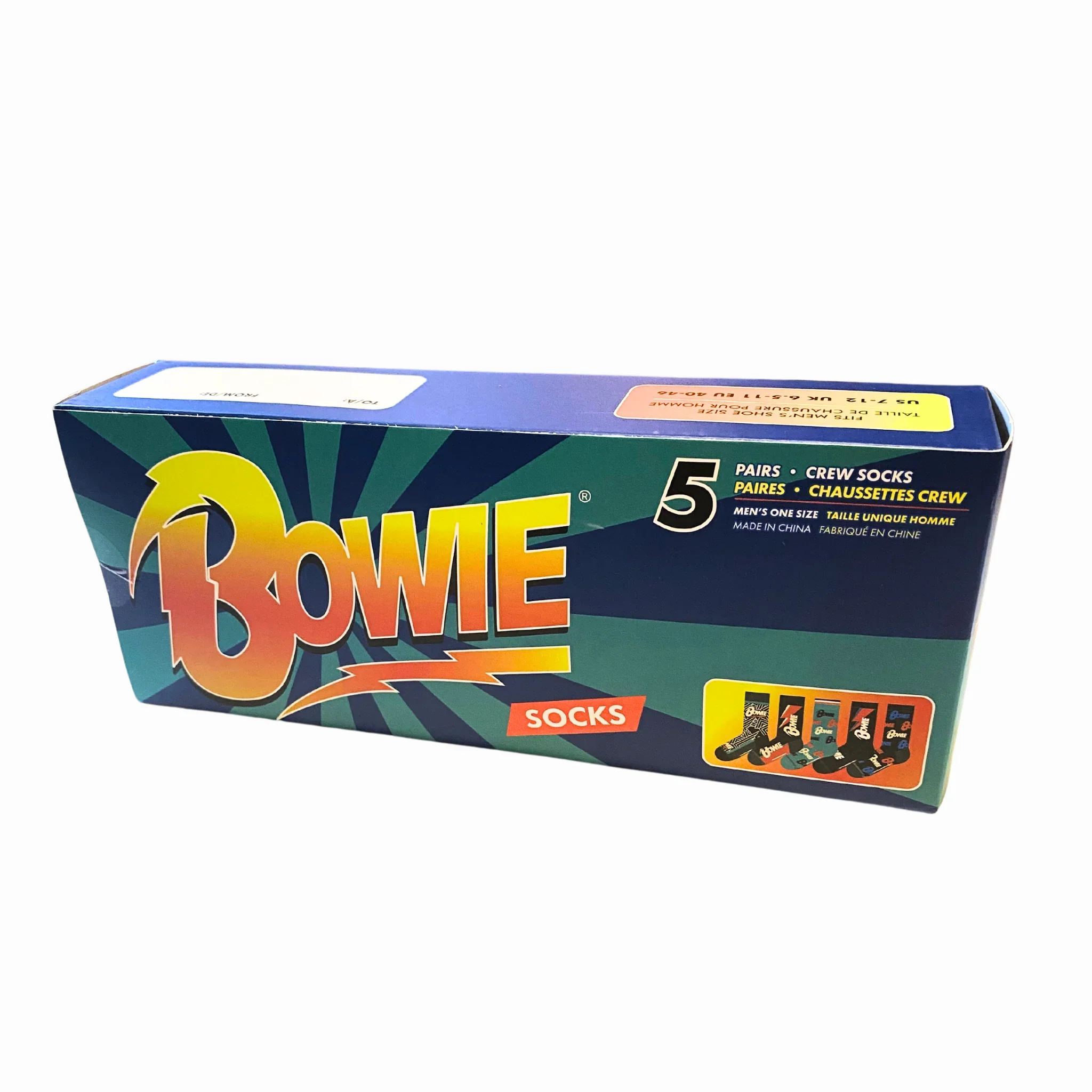 Perri Socks - David Bowie 5 Pack Gift Box