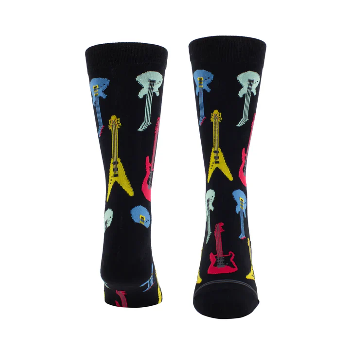 Perri Socks -ELECTRIC GUITARS CREW KNIT IN SOCKS - One Size - Image 2